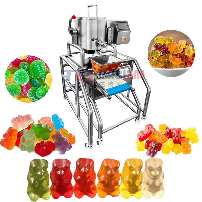 TG Semi-auto Gelatin Vitamin Sweet Gummy Jelly Hard Candy Bear Depositor Making Machine